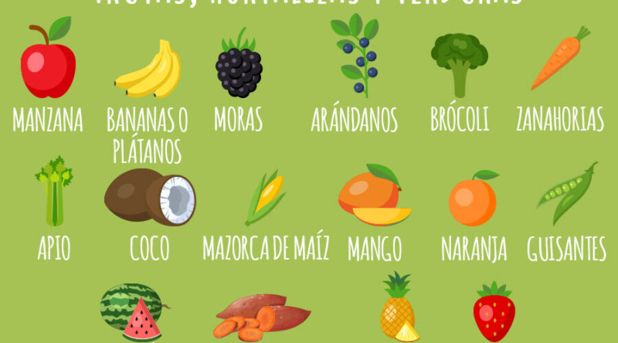 Lista de las frutas y verduras que son importantes en la alimentación de tu perro