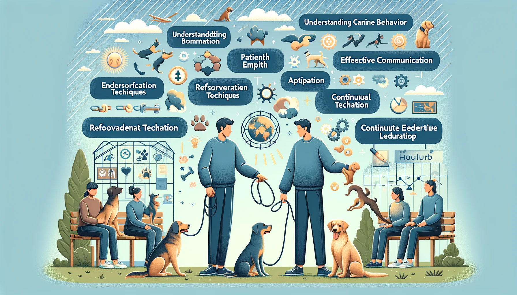 Habilidades esenciales del entrenador canino