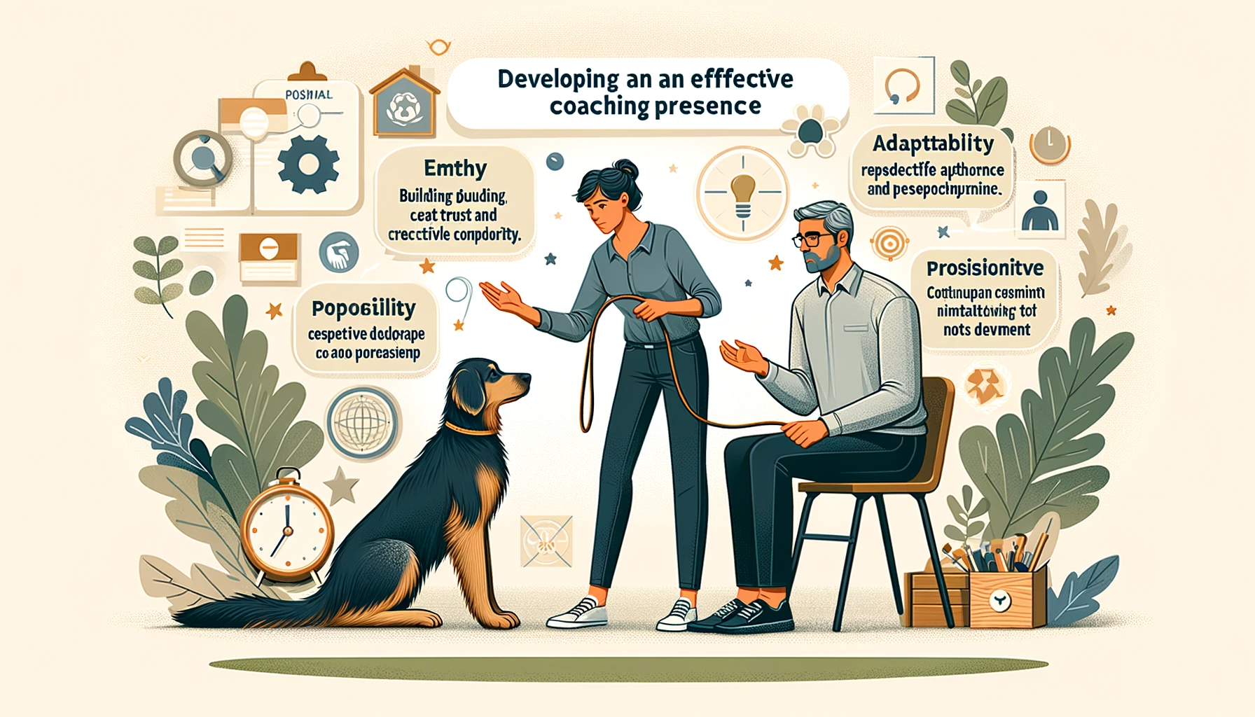 Desarrollando una presencia de coaching efectiva