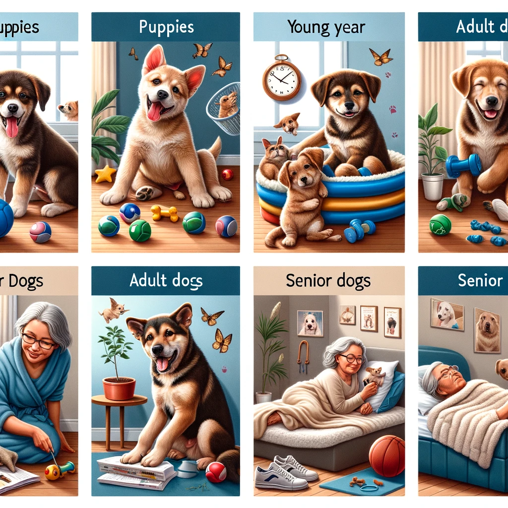 Rutinas para diferentes edades y etapas de vida del perro