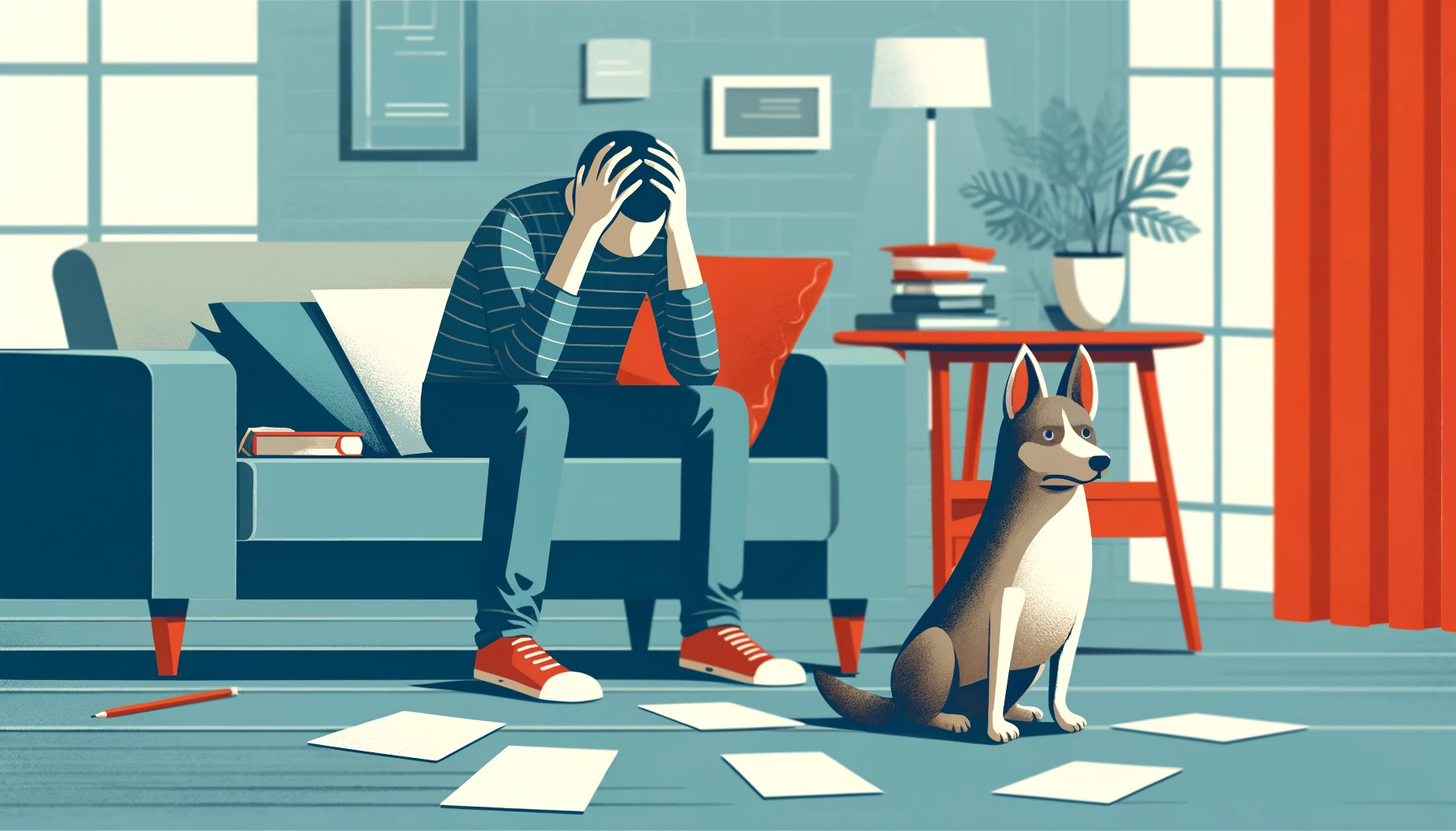 El impacto del estrés humano en los perros