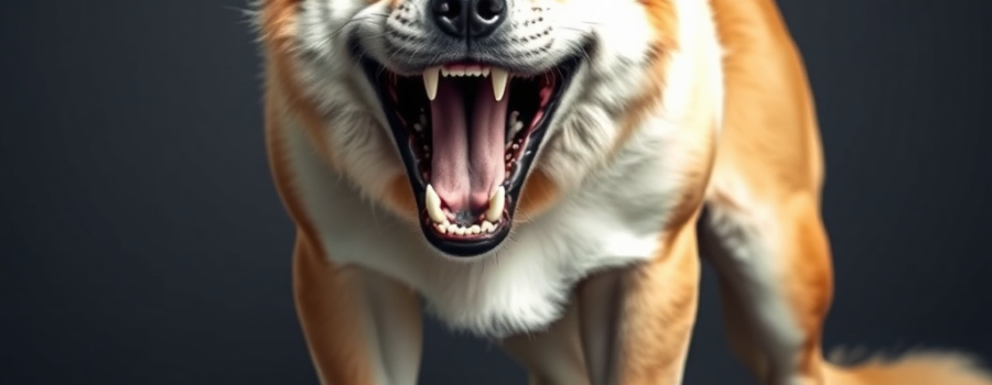 Perro agresivo