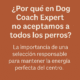¿Por qué en Dog Coach Expert no aceptamos a todos los perros?